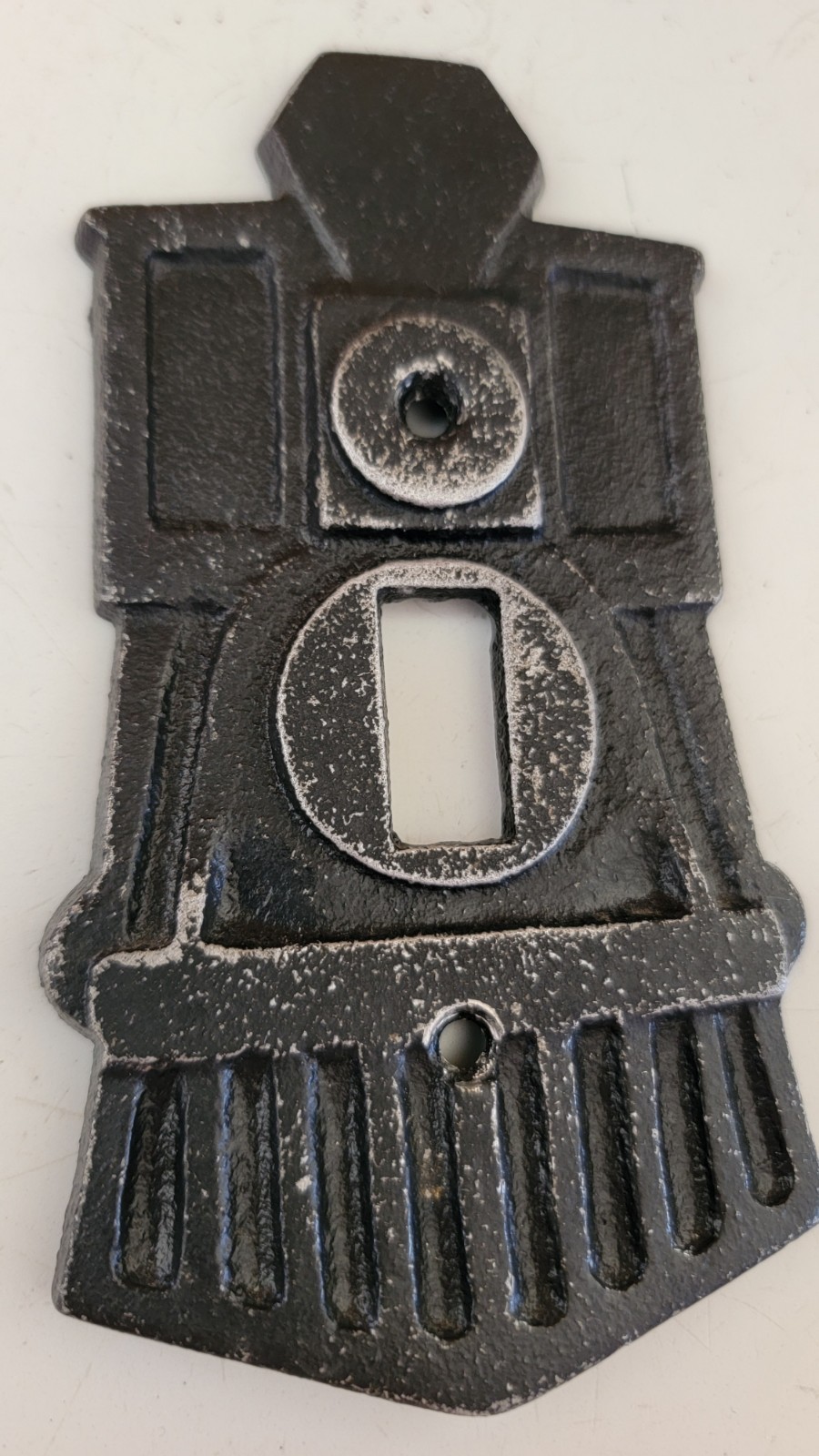 Vintage Cast Iron Steam Train Engine “The Old Switcher” Light Switch Plate Cover