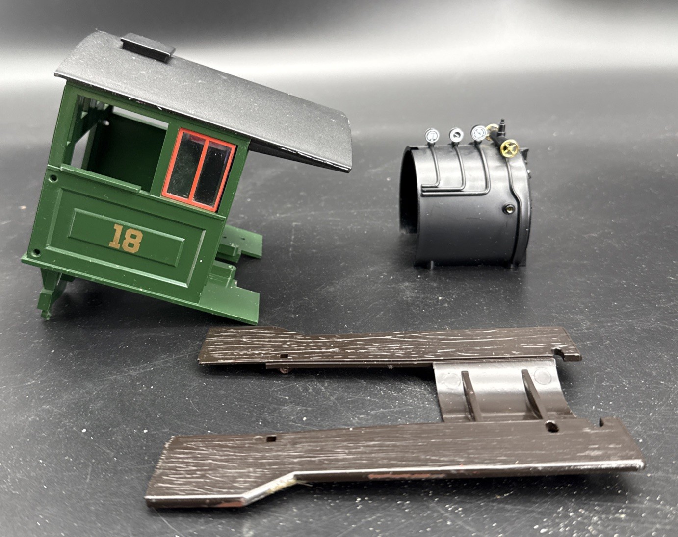 Cab, Boiler End, Roof & Footboards For LGB mogul. Cab #18
