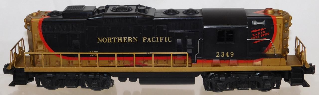 Lionel Trains 2349 Northern Pacific GP-9 wi/ horn Serviced 1959 Runs well Nice!