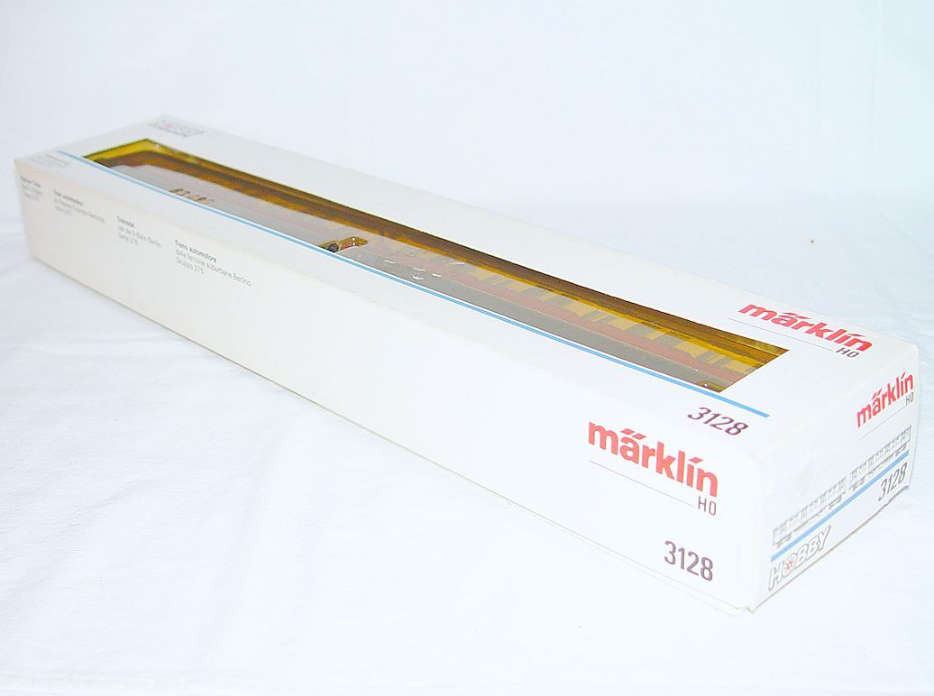 Marklin AC HO 1:87 DB BR 275 “BERLINER S-BAHN” MULTIPLE 2-UNIT 3128 MIB`90 RARE!