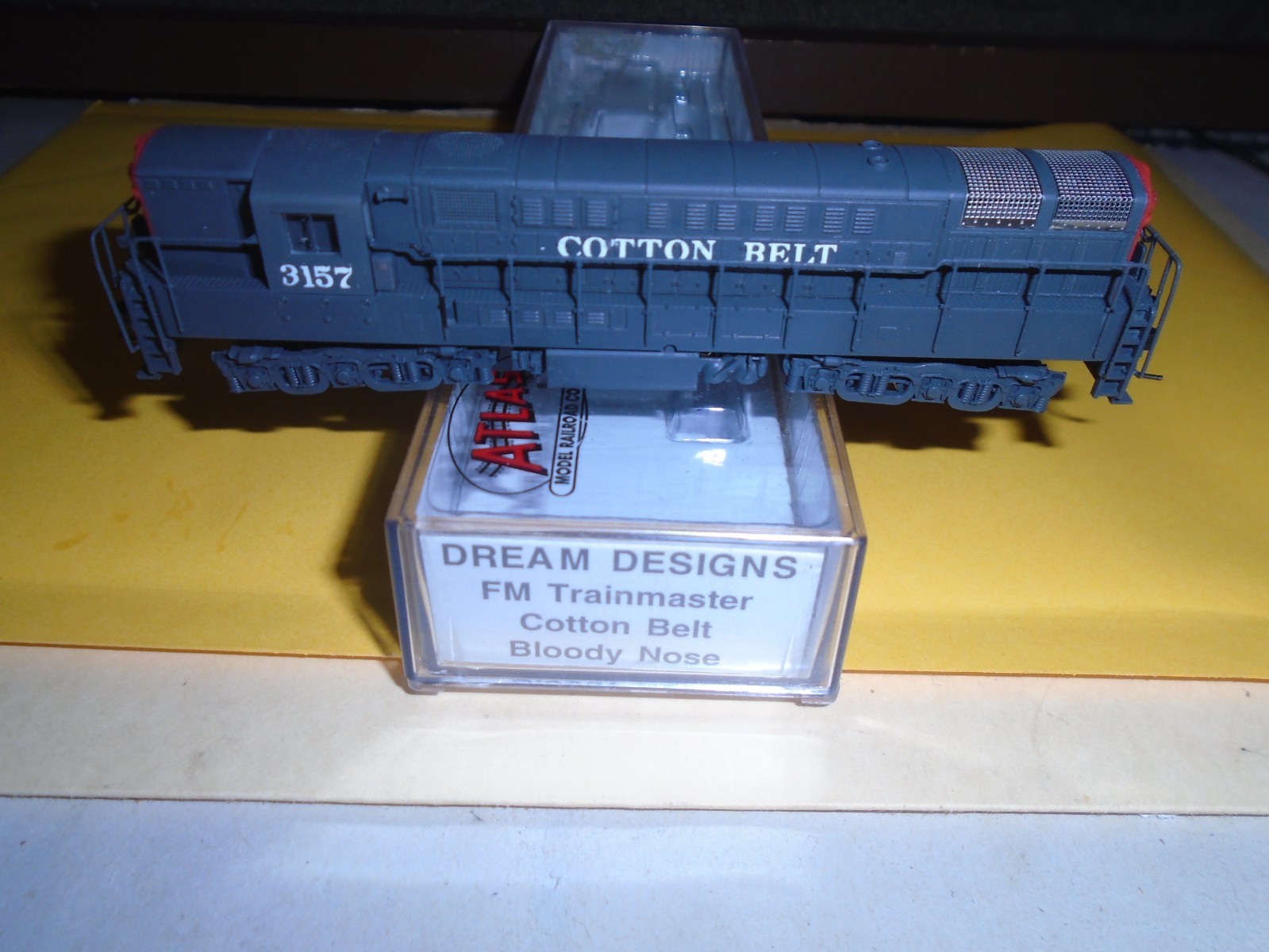 ATLAS / DREAM DESIGNS POWERED FM H24-66 TRAINMASTER – COTTON BELT #3157 N