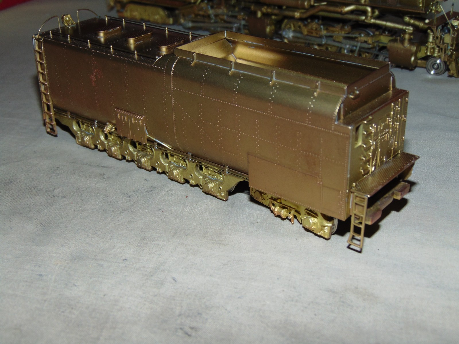 KEY IMPORTS HO BRASS 3985 4-6-6-4 UNPAINTED UNION PACIFIC CHALLENGER -LADDER OFF