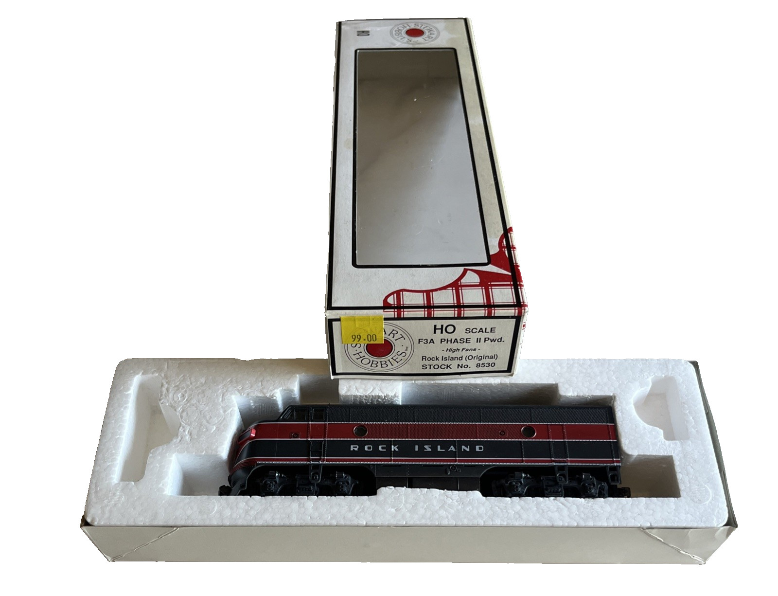 HO Stewart Hobbies F3A Phase II Rock Island #8530 Powered Diesel Locomotive