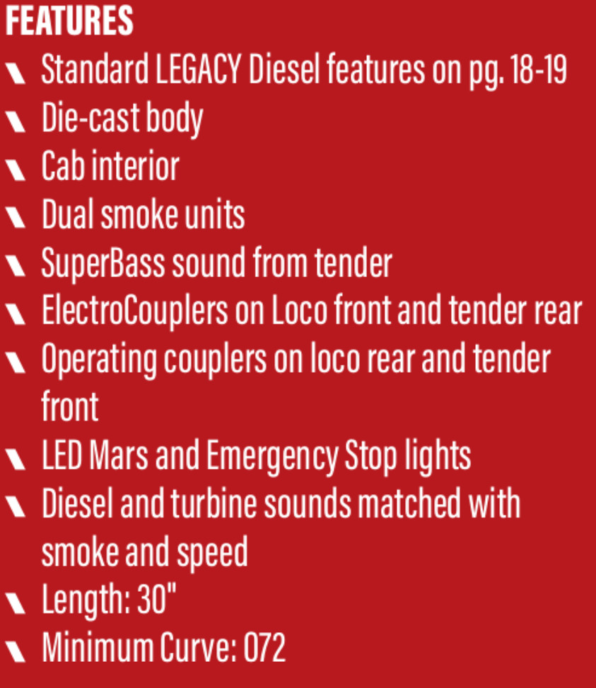 Lionel LEGACY Union Pacific Veranda Turbine #65 – 2133730