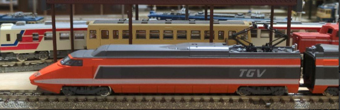 KATO N gauge TGV 6-car basic set with motor 10-198 Precision Railroad Model 2000