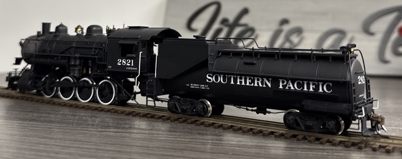 Key Imports HO Brass Consolidation Southern Pacific 2-8-0 C-9 C/Ptd. #2821 LNIB!