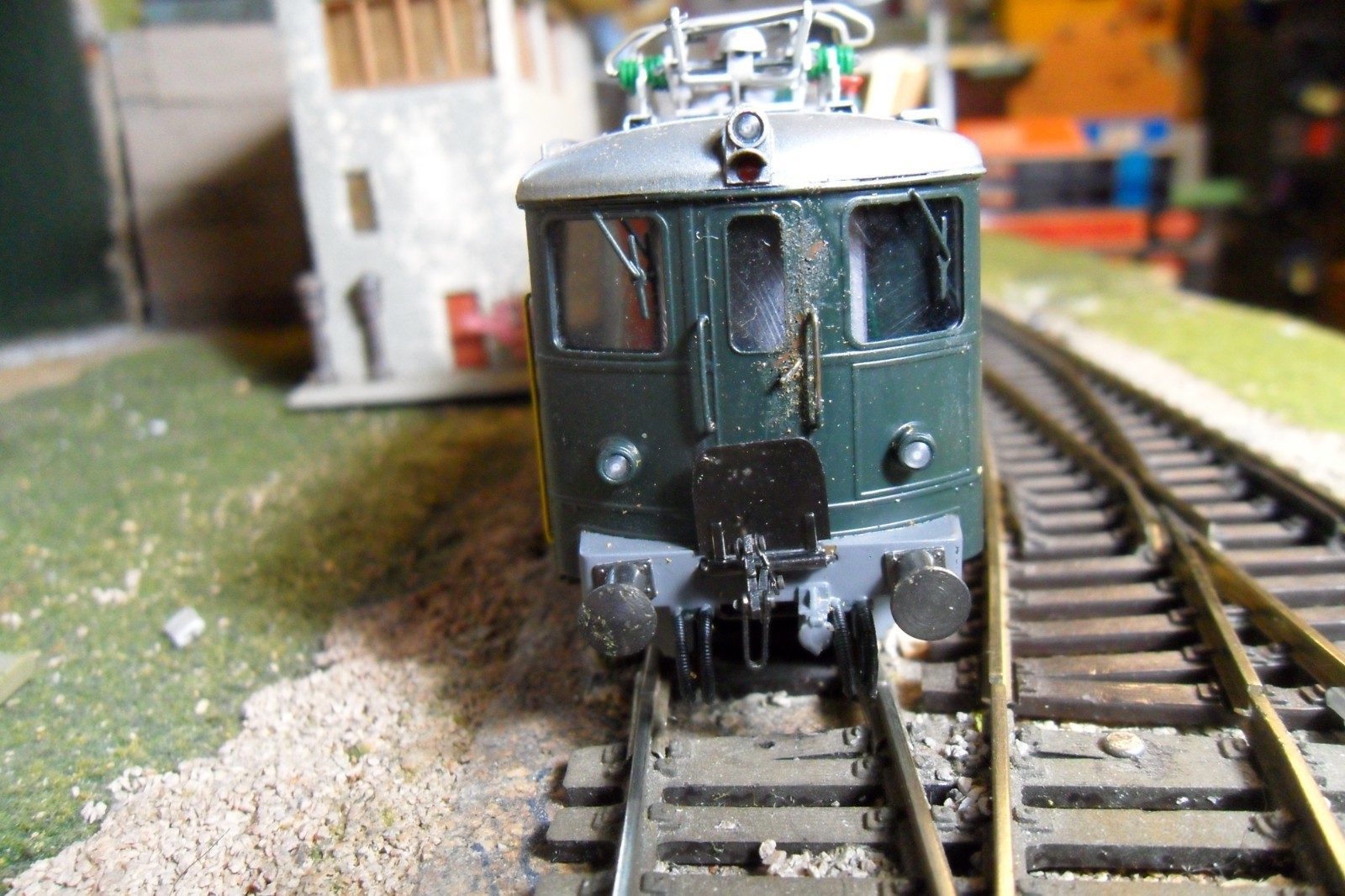 HO Brass Metropolitan Nr. 736 SBB Gotthard Locomotive Ae 4/6 Very Good Condition