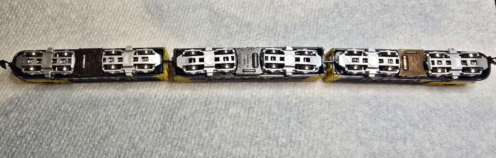 Marklin Mini-Club #8819 F7 A/B/A Engine set Alaska Z Scale, LN/Box/Instr.