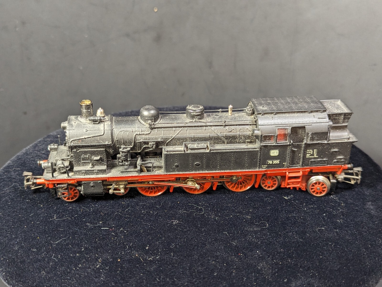 Marklin HO Steam Locomotive 4-6-4 DB 78355 Black/Red Metal (VERY GOOD CONDITION)