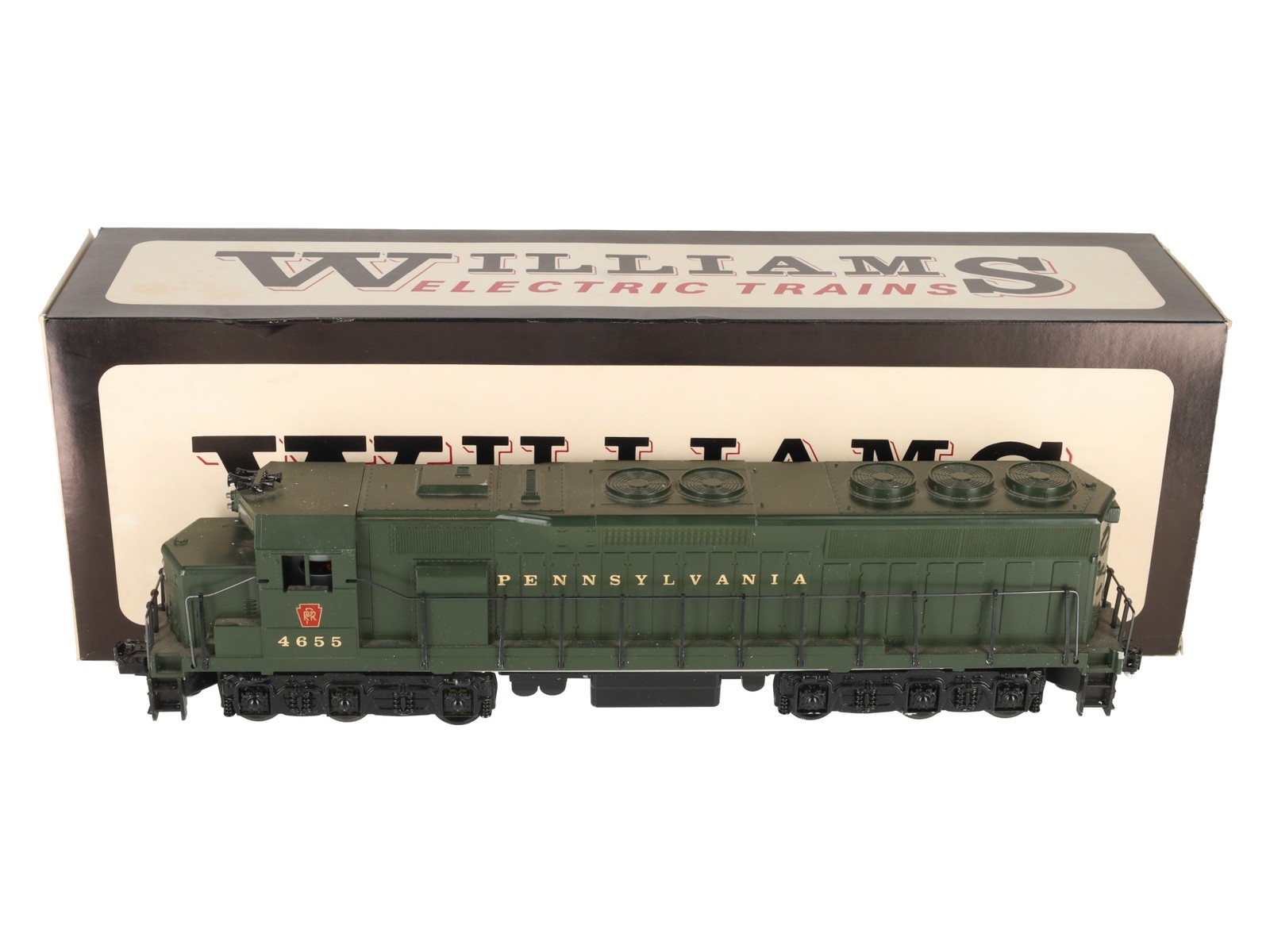 Williams 4655 Pennsylvania Green EMD SD45 Diesel Locomotive/Box
