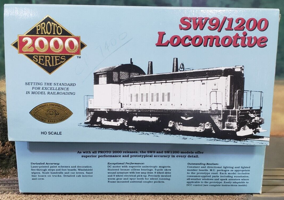 Life-Like/Proto HO Scale Canadian Pacific (CPR) SW9 Diesel Loco Custom Weathered