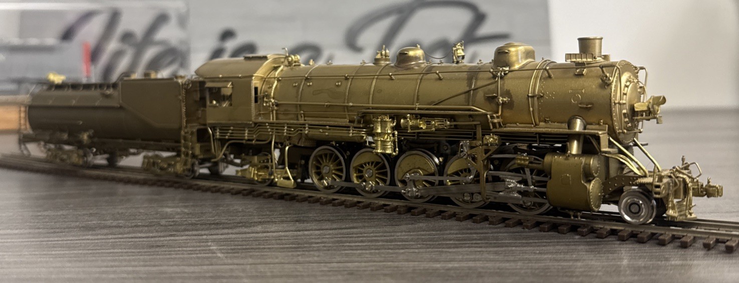 Sunset Models HO Brass HO-19A Southern Pacific F-1 2-10-2 Steam Engine DNR/NIB!