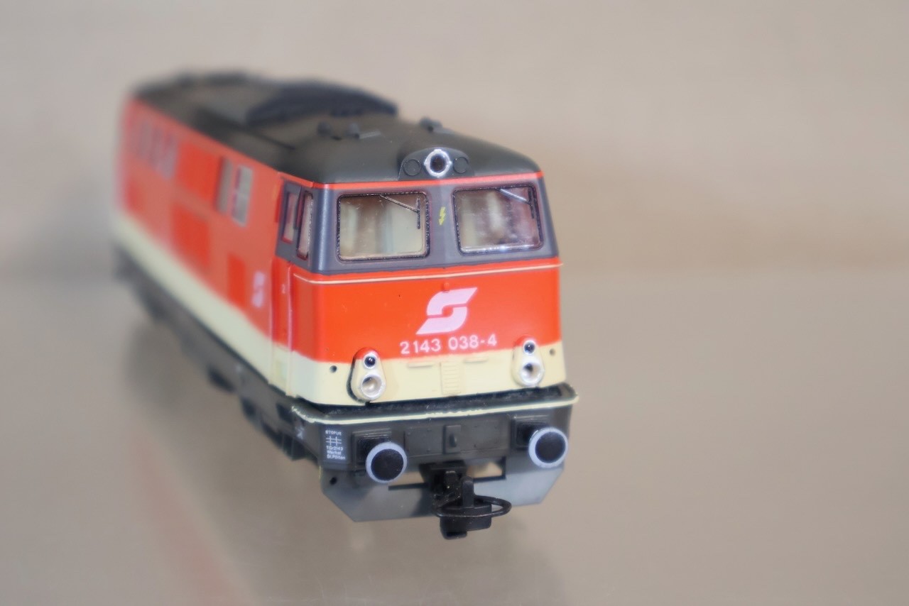 KLEIN MODELLBAHN OBB ÖBB CLASS BR 2143 038-4 DIESEL LOCOMOTIVE om