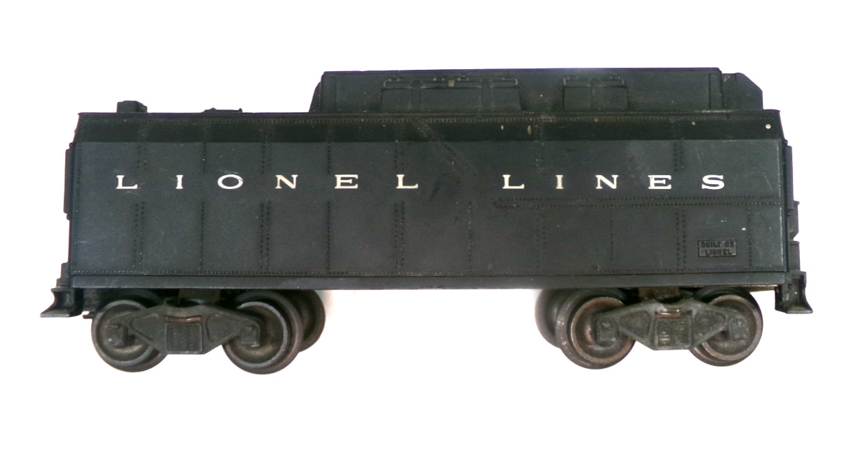 O gauge Lionel whistling coal tender (lot 4391)