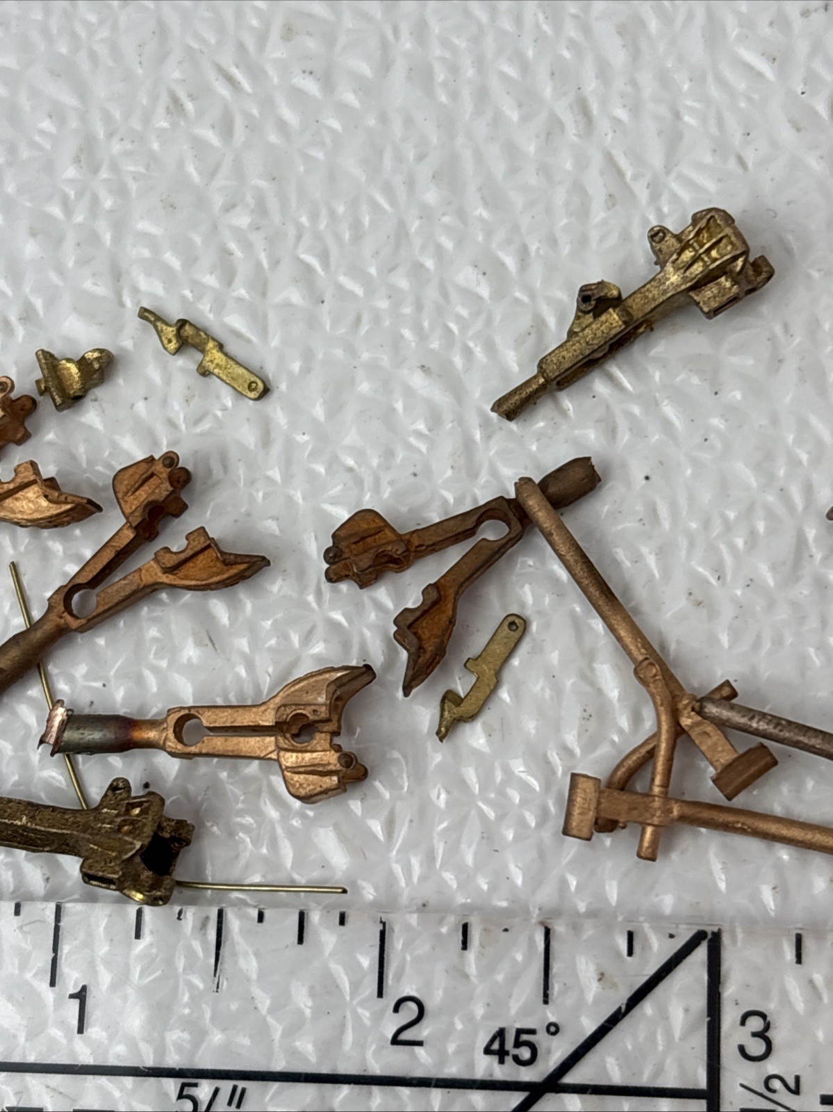 Vintage HO/HOn3 BRASS TROLLEY COUPLERS Model Railroad.