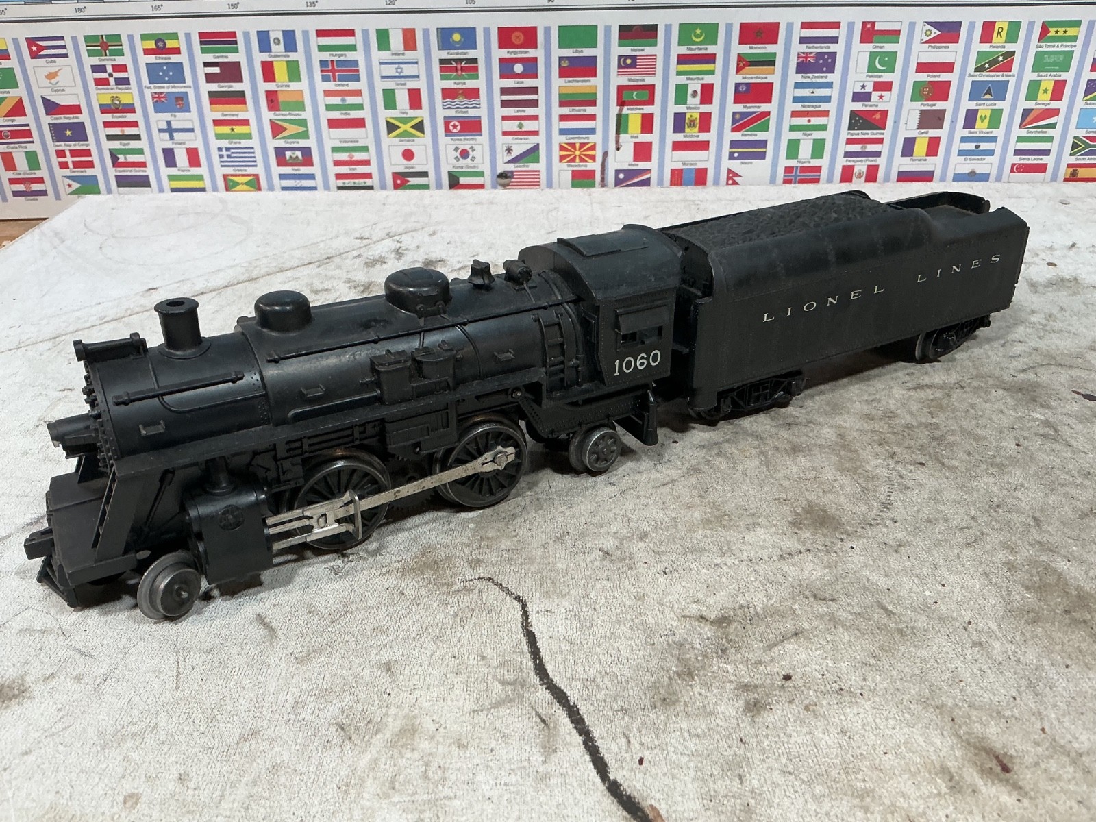 Lionel 1124 Postwar – Set The Hawk Steam Engine Freight Cars O Gauge