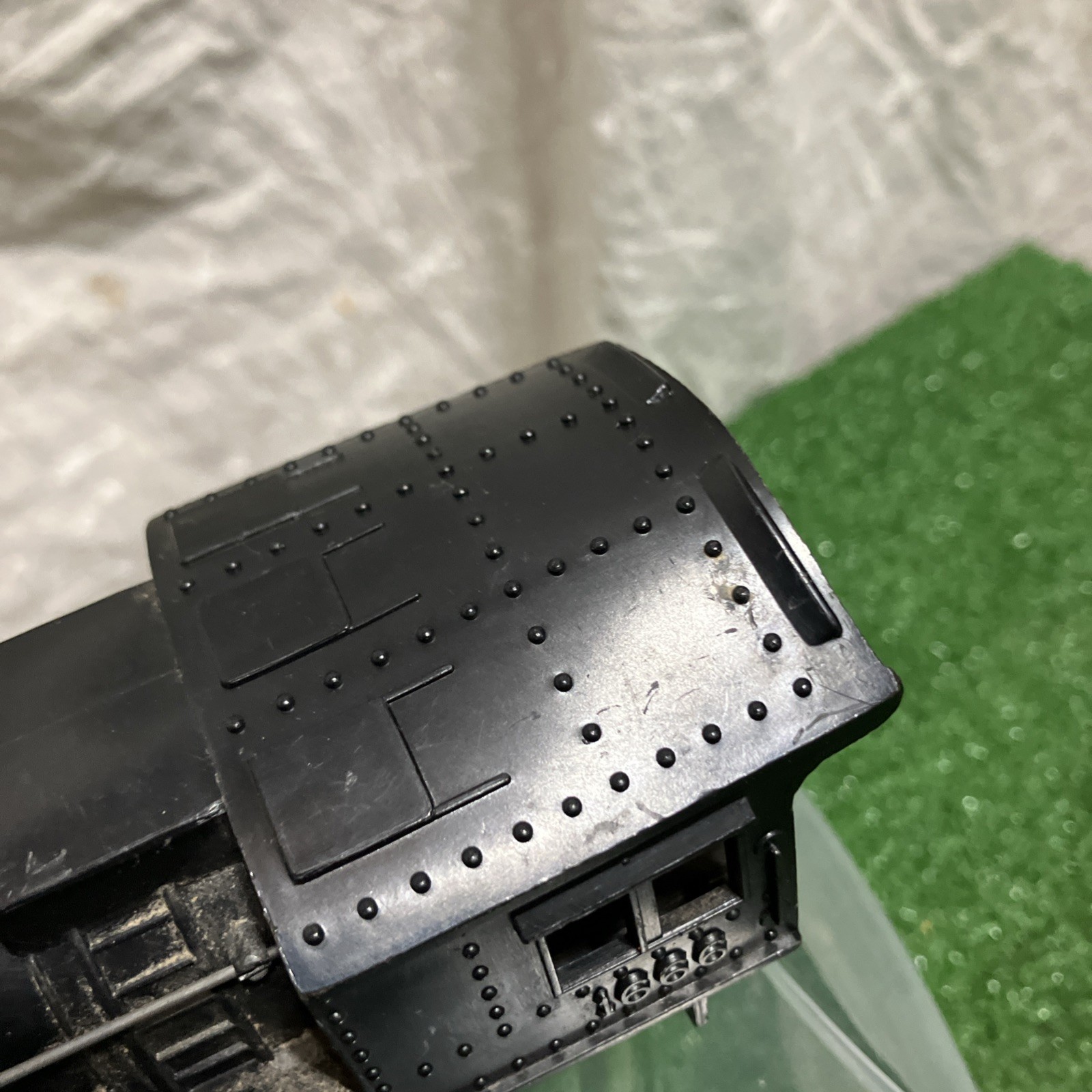 Marx Train 1666 Locomotive Engine ALLSTATE WEDGE TENDER tested works O Gauge O27
