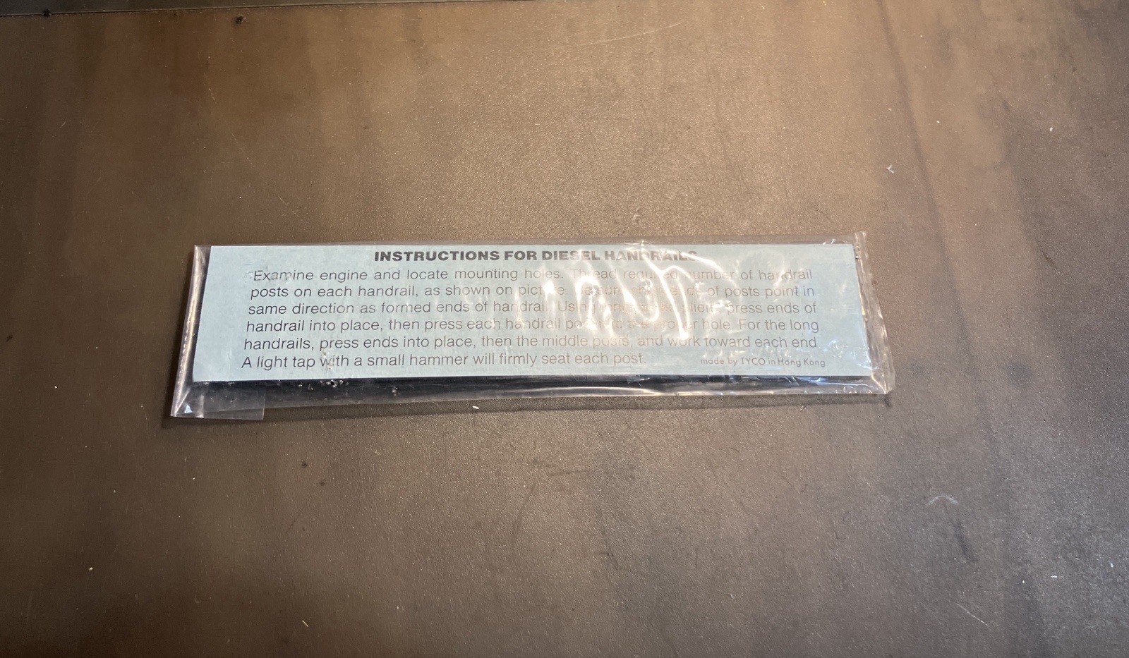 TYCO Mantua Ho Alco Century 430 Metal Handrail Kit Sealed