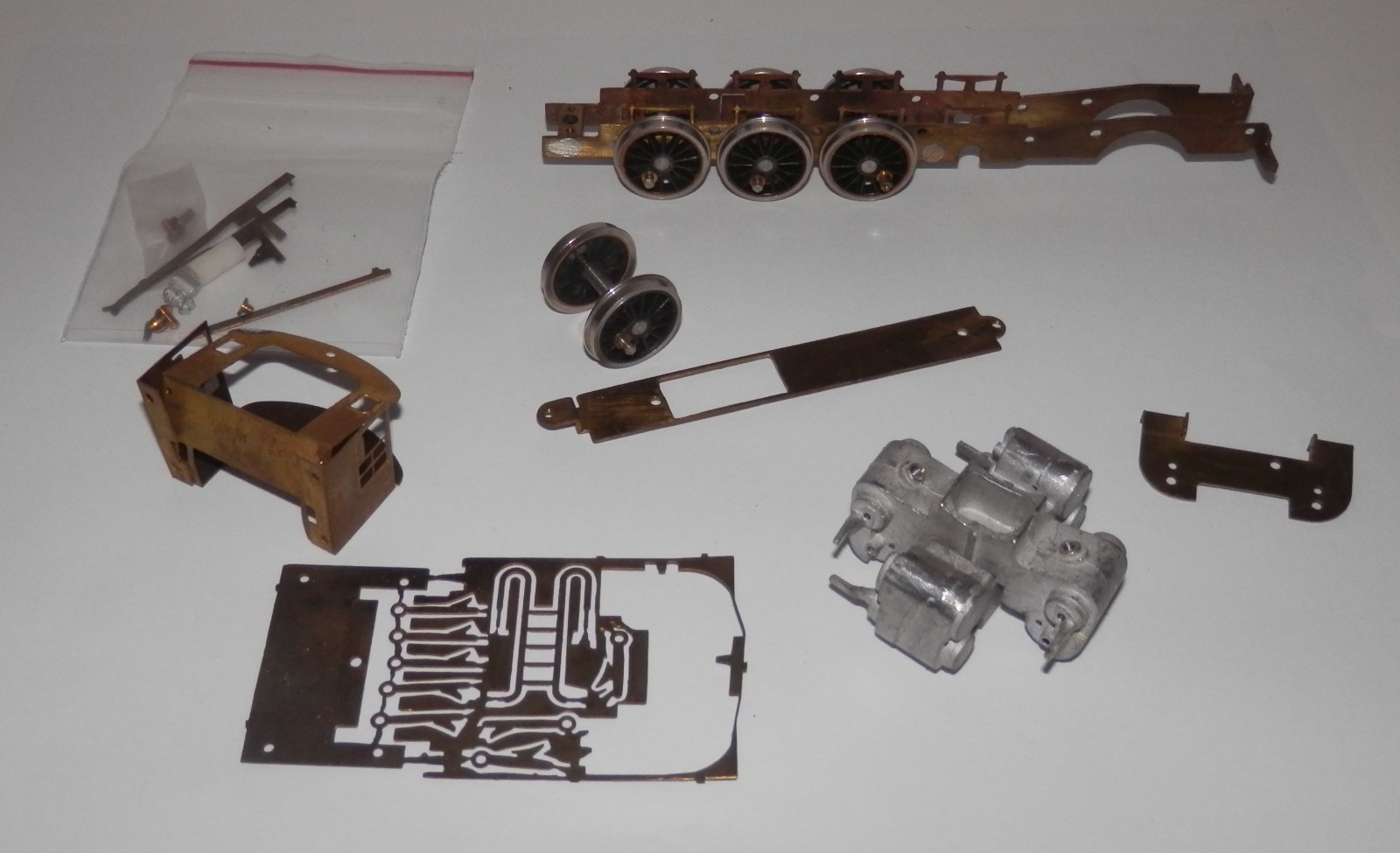 Vintage DJH HO Scale USRA Light 2-8-2 Kit Brass/Metal Kit #13010