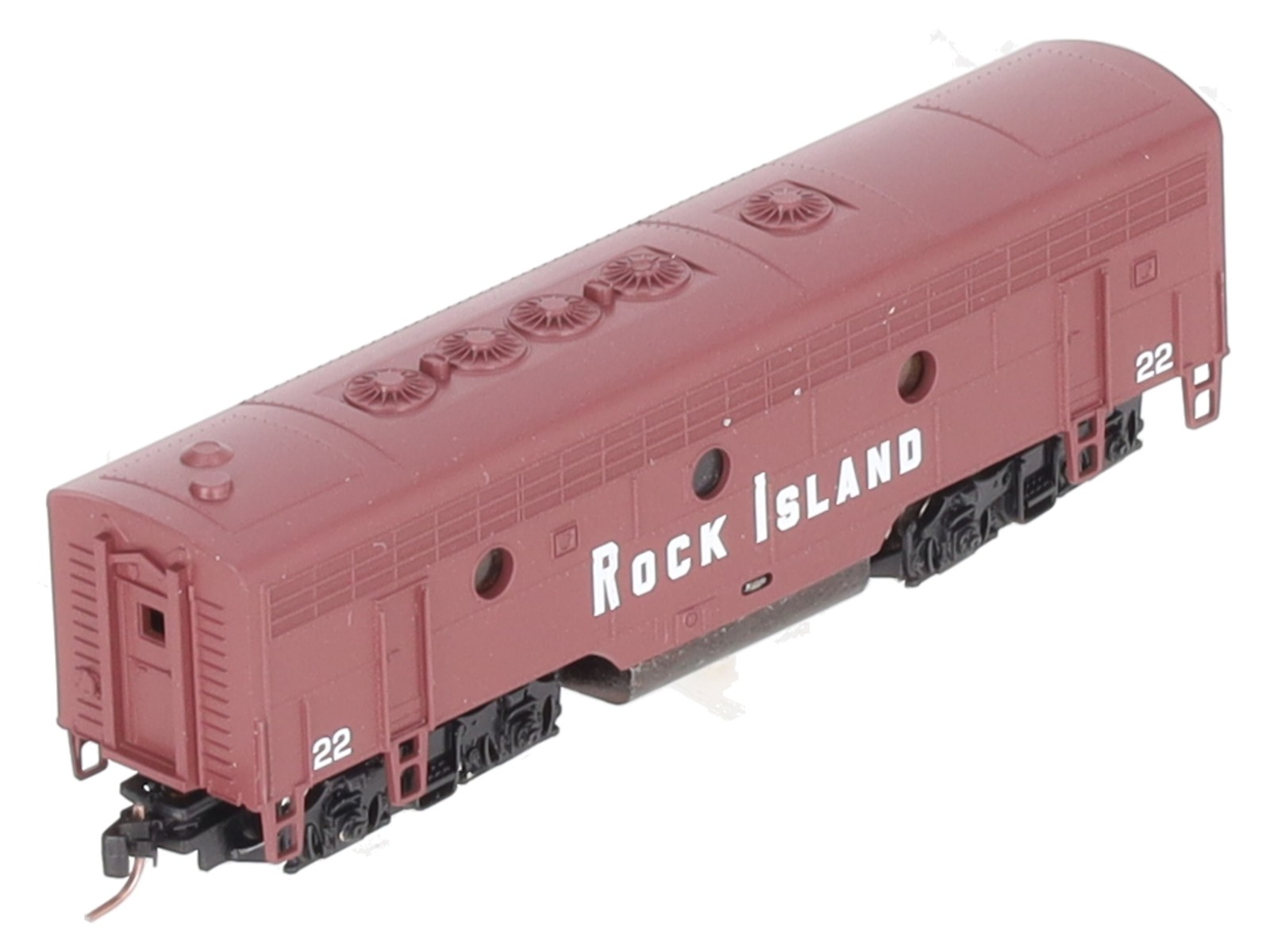 MicroTrains 98002240 Z Rock Island EMD F7B Diesel Locomotive #22 EX/Box