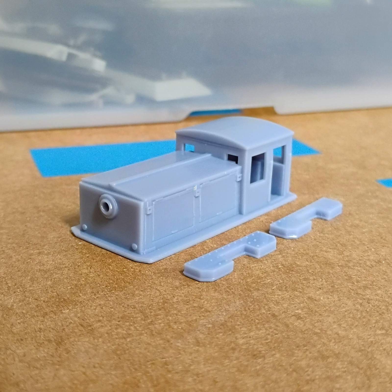 HOn30 BATTERY LOCO kit #2. For the Kato 11-109 chassis. RESIN 3D Print. NEW!