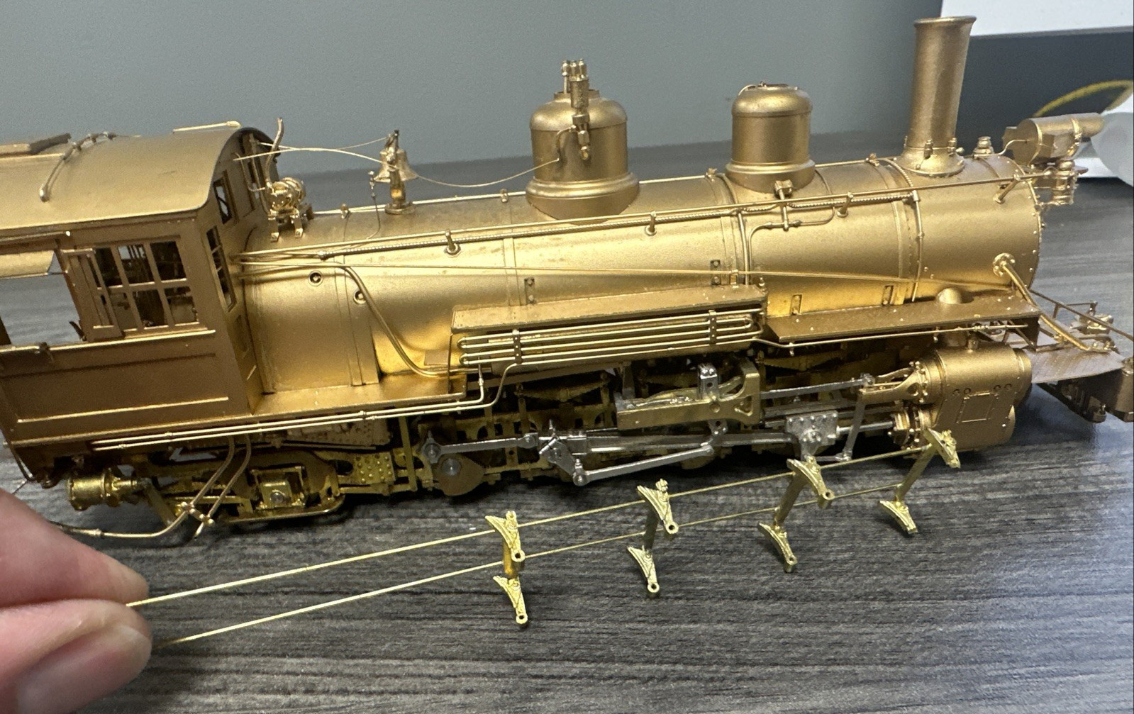 Pacific Fast Mail On3 Brass 2-8-2 K-27 Steam Locomotive D&RGW Unptd Runs NIB!
