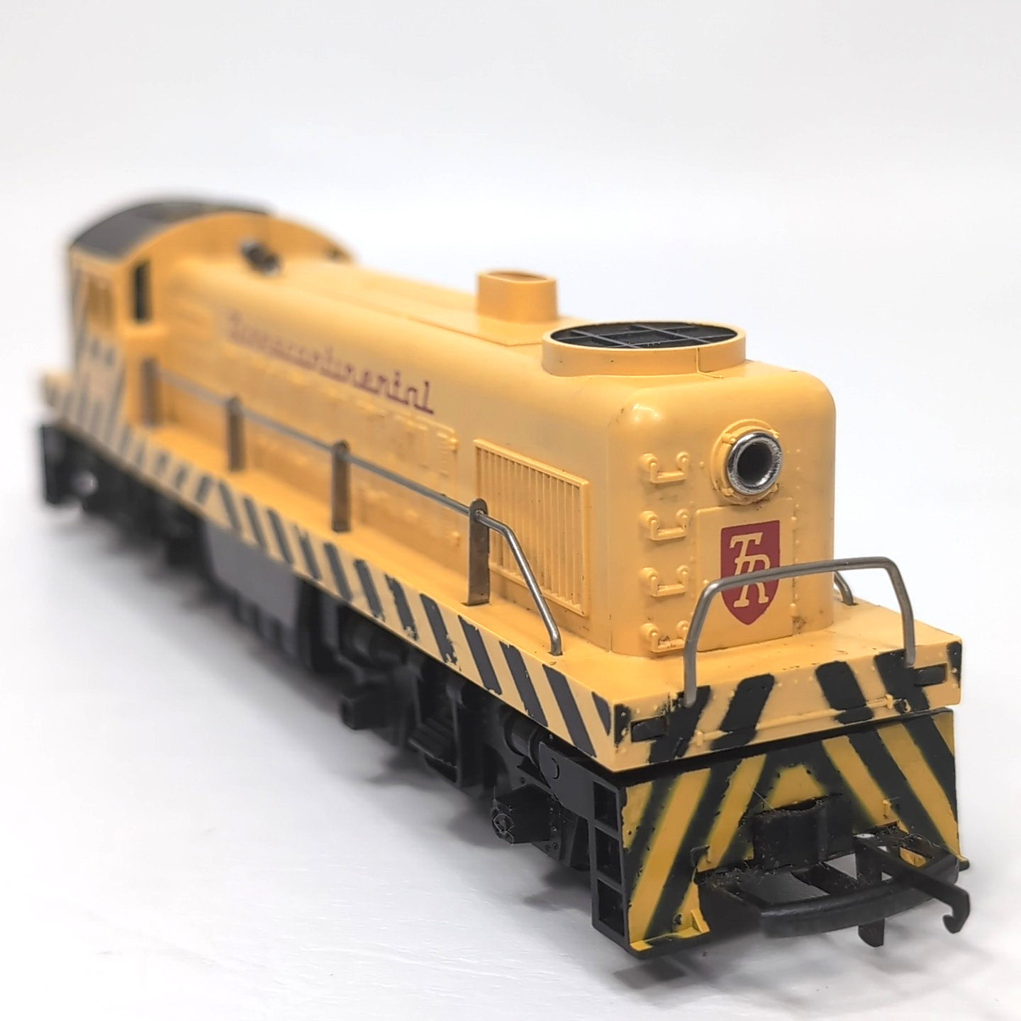 RARE Triang R155 Yellow Transcontinental Switcher Loco 7005 Set Boxed
