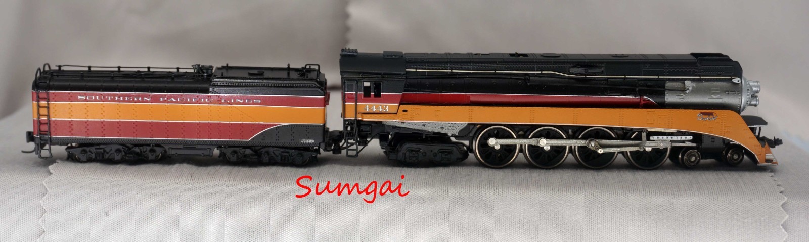 American Z Line BRASS 1721-2 SP DAYLIGHT GS4 LOCOMOTIVE 4443 Z Scale Z Gauge AZL