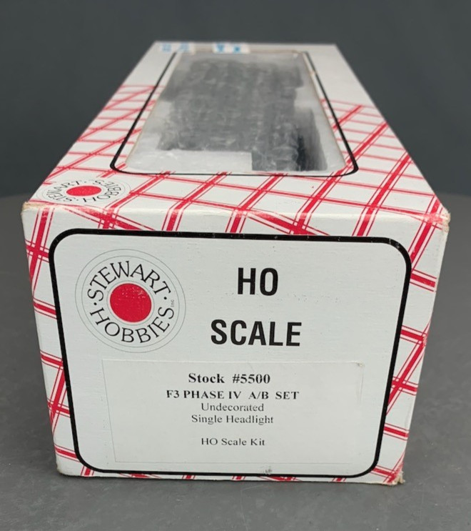 HO Stewart Hobbies 5500 F3 PH IV A/B Loco Set Undec Single Headlight NIB! HO8522