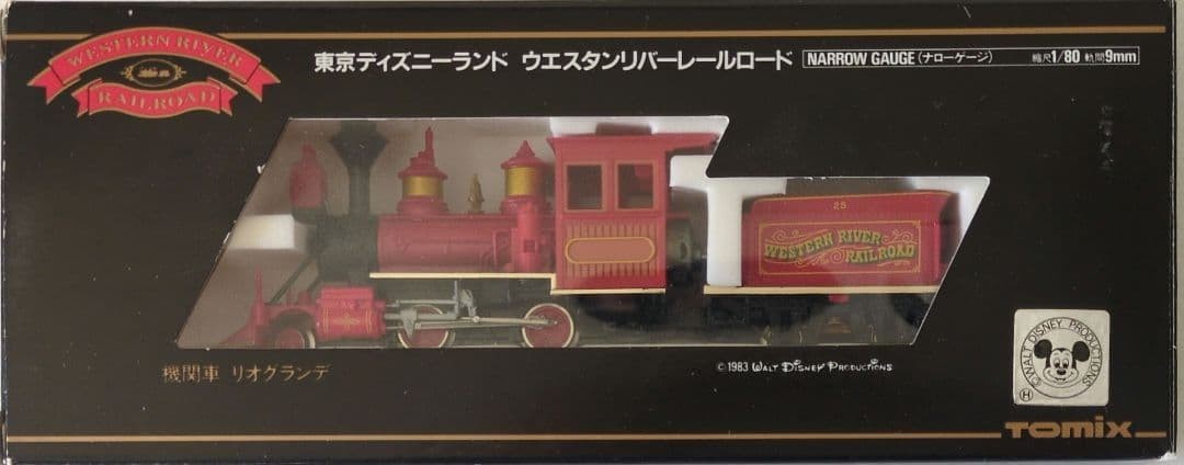 Rio Grande Steam Locomotive N Scale 1/80 Western River TOMIX Railroad Disney Ra