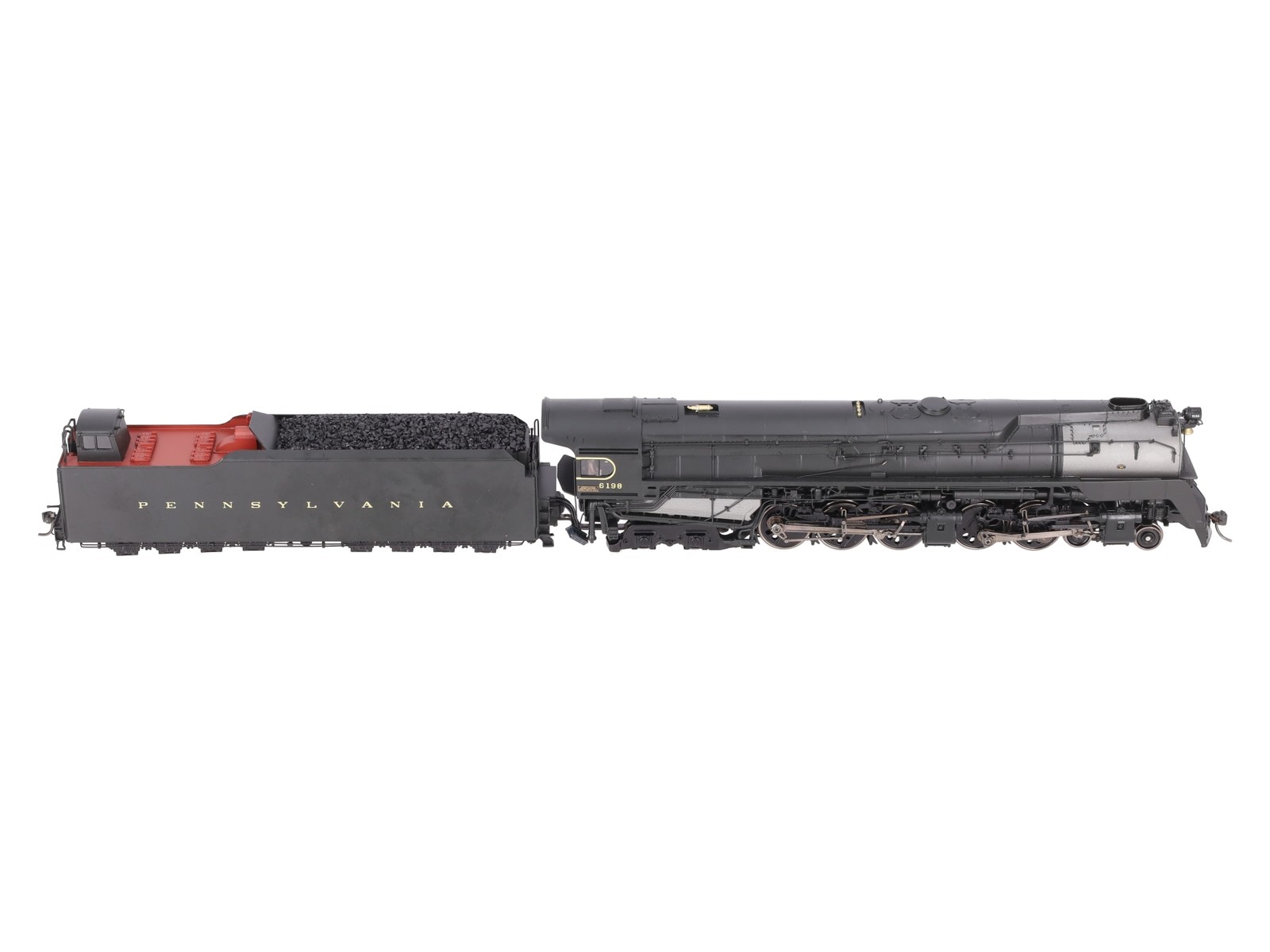 Broadway Limited 2068 HO Hybrid PRR Q2 4-4-6-4 Steam Loco #6198 w DCC & Sound EX