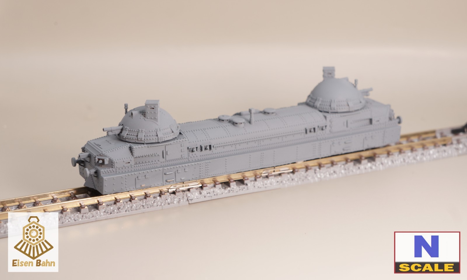 1/160 (N-scale) Russian Zammurets Armored Train resin kit (motor not included)