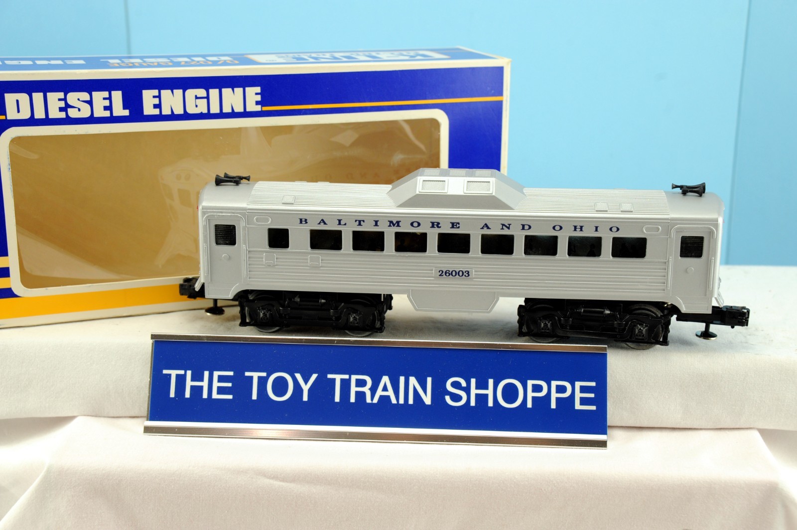K-LINE K-26003 BALTIMORE & OHIO B&O RDC DUMMY BUDD CAR. TESTED. EXC COND IB.