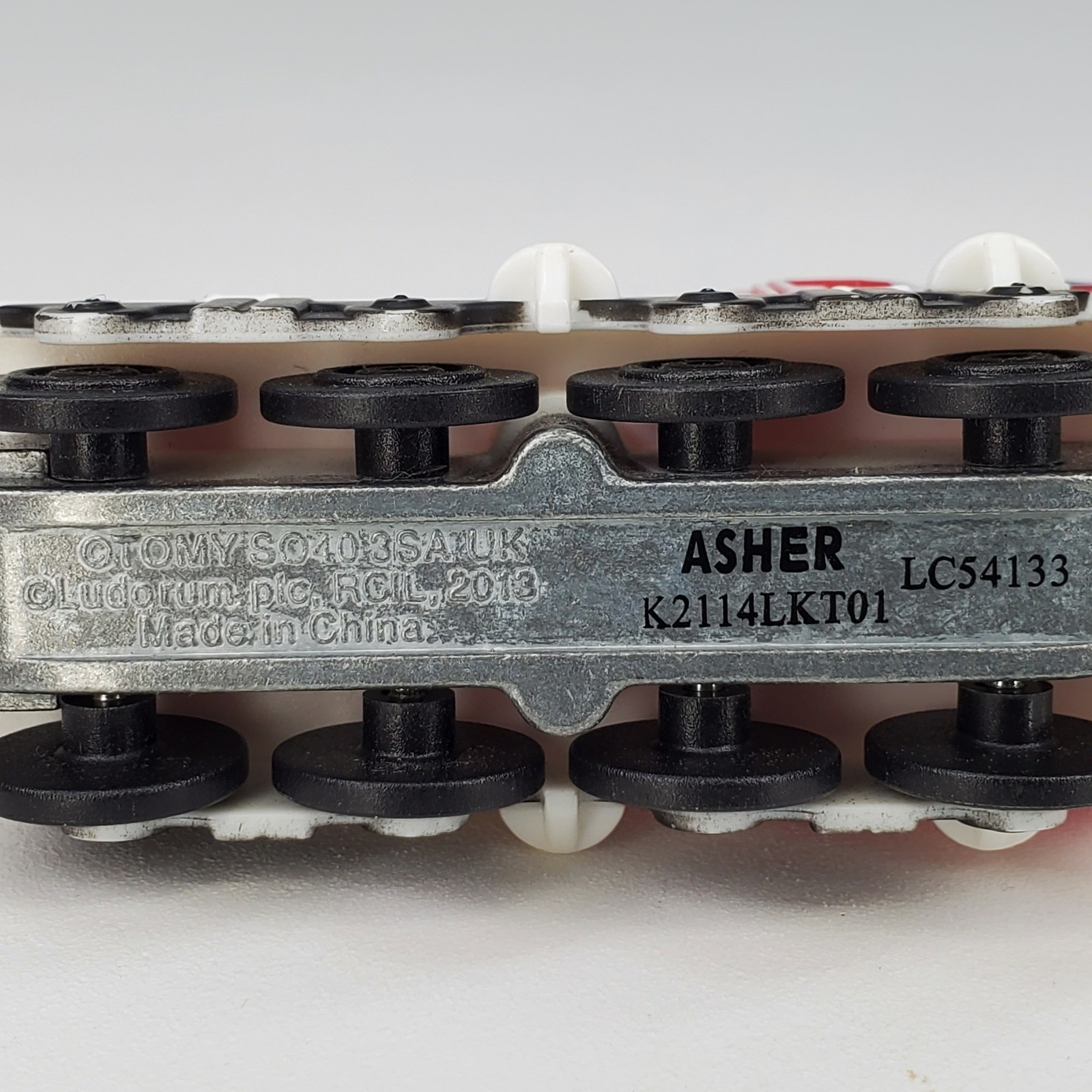 Chuggington StackTrack Asher Fire Car Engine Diecast Toy Train Tomy LC54133 Red