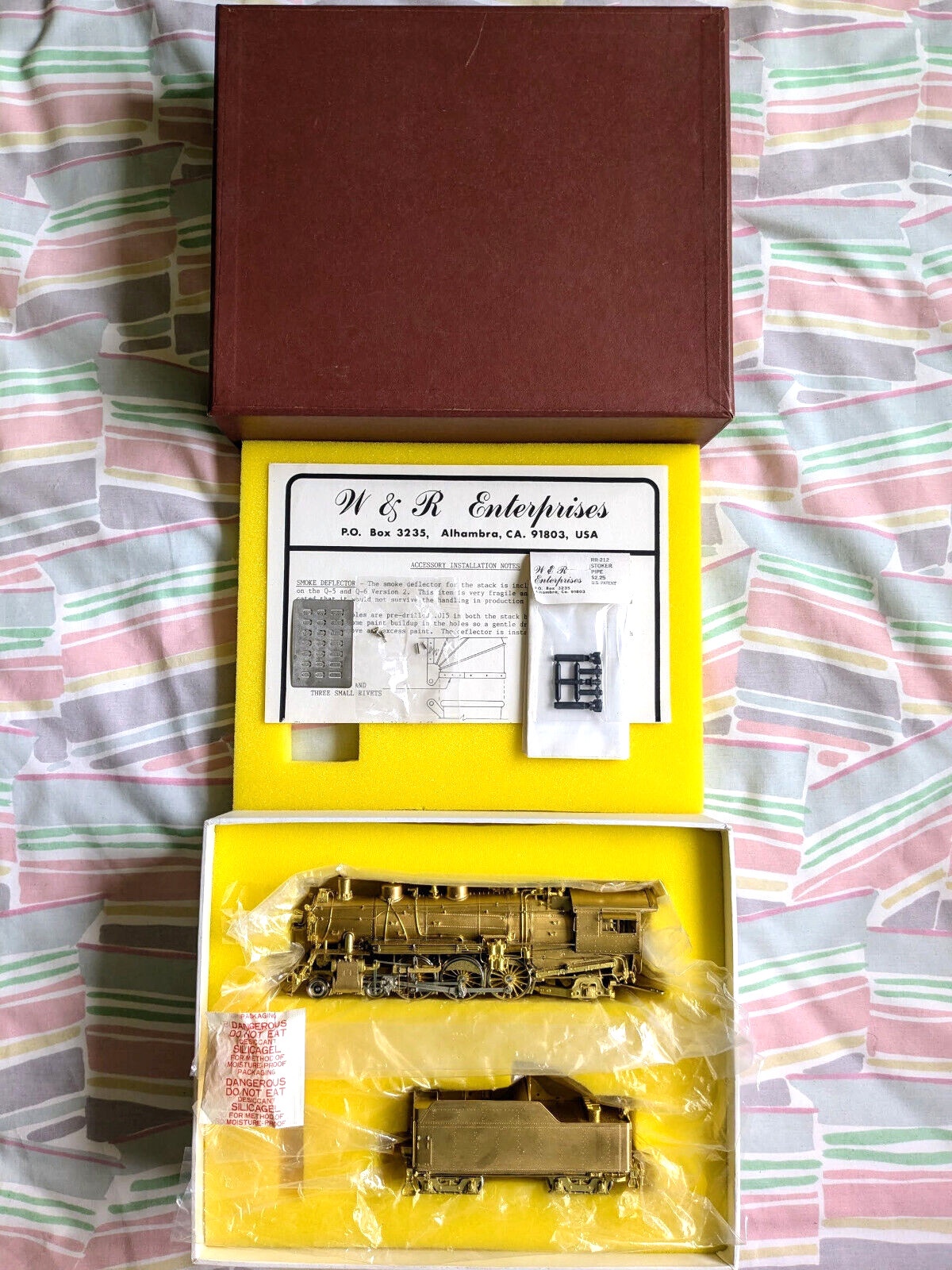 1 OF ONLY 20! *LNIB W&R BRASS NP NORTHERN PACIFIC CLASS Q-6 4-6-2 HO *RUNS G@@D!