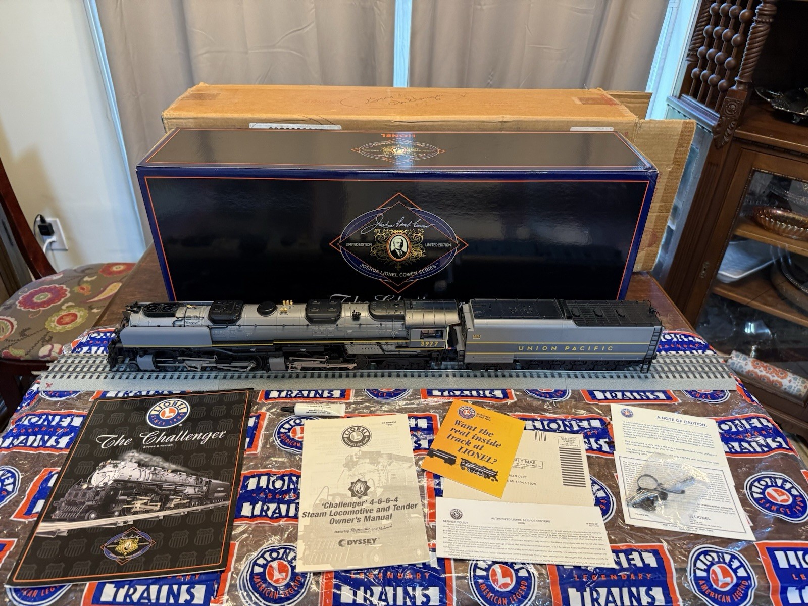 Lionel 6-28099 JLC Union Pacific UP Gray 4-6-6-4 Challenger Steam Locomotive -C8