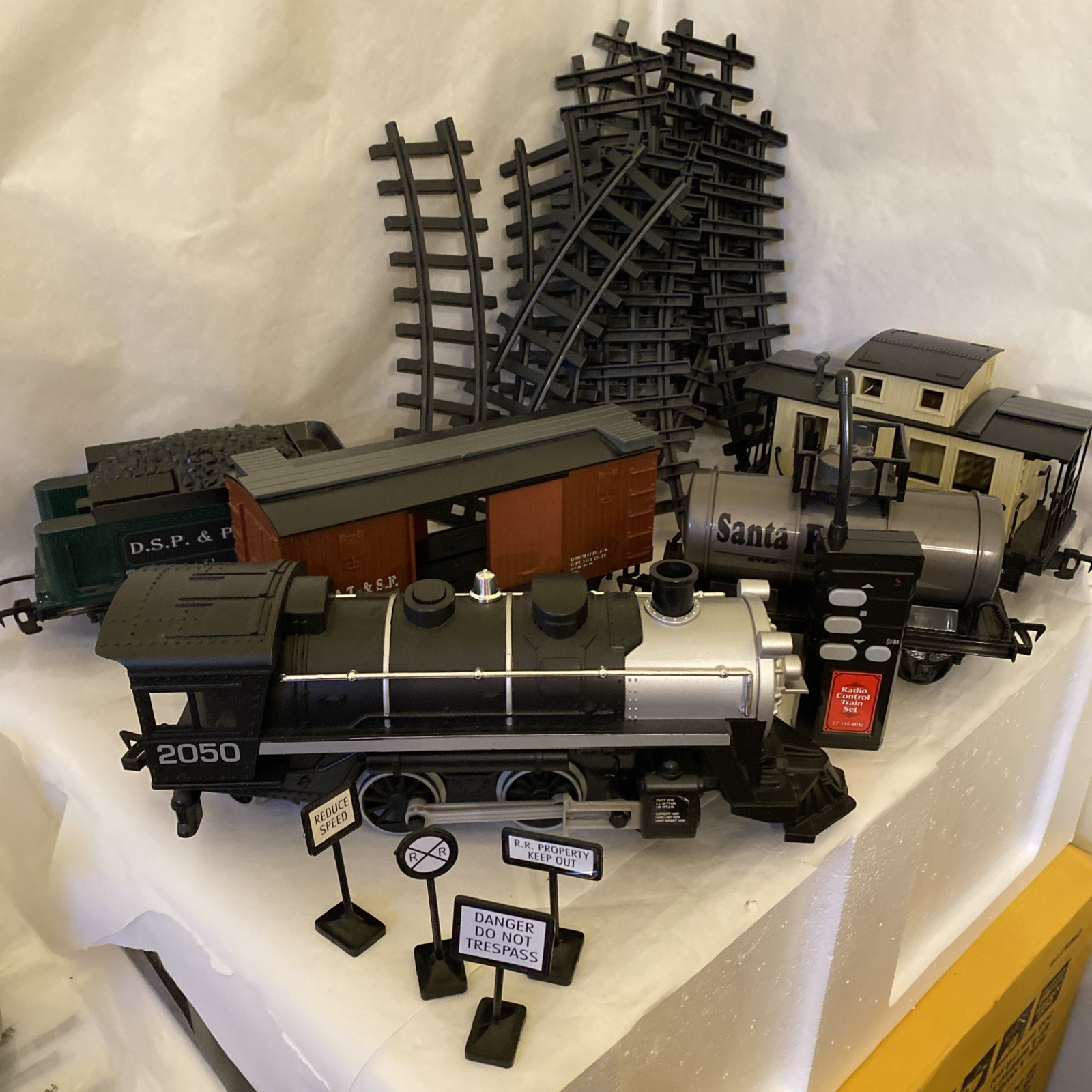2050 G Gauge Black Silver Steam Locomotive G Scale Tested