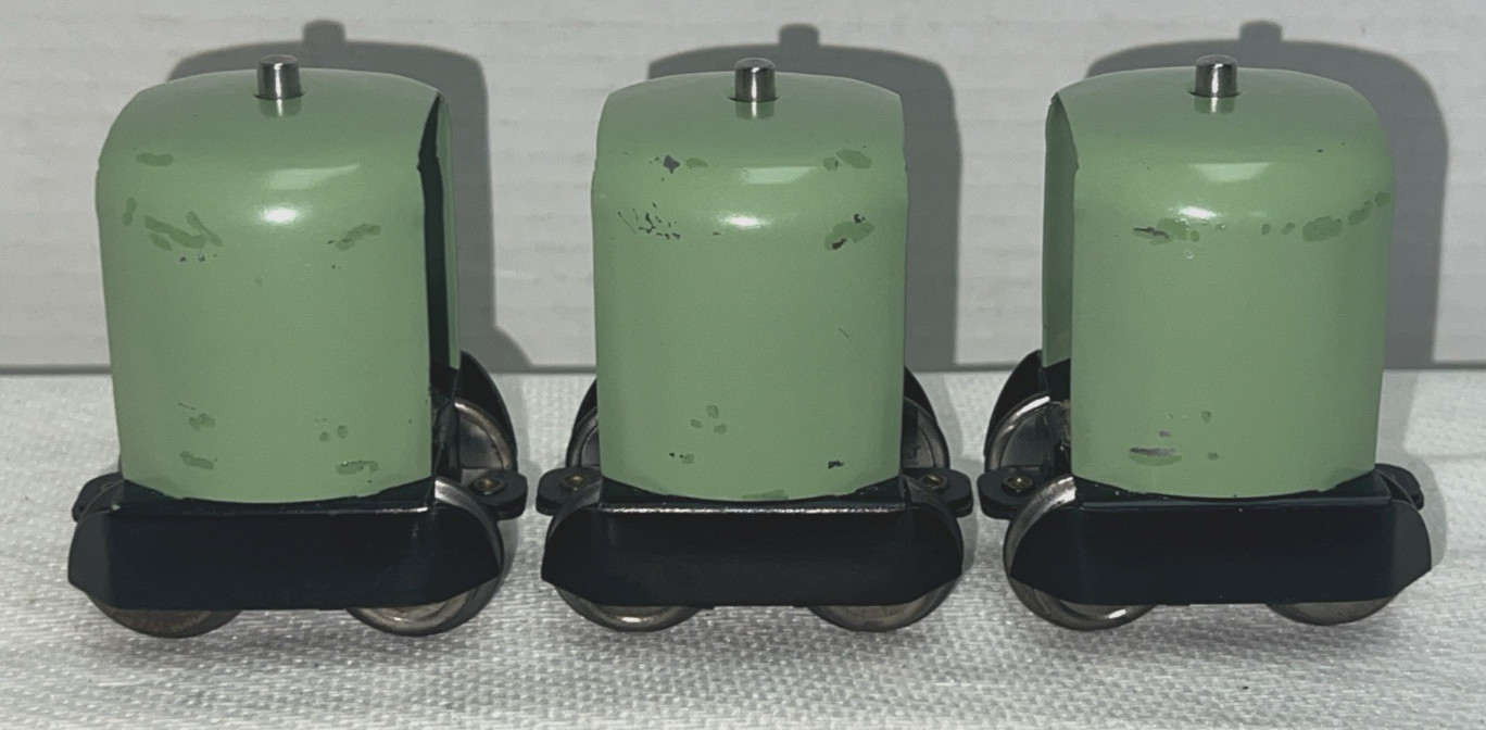LIONEL PREWAR O-GAUGE TWO-TONE GREEN CITY OF DENVER SET 6531W W/636W/637/637/638