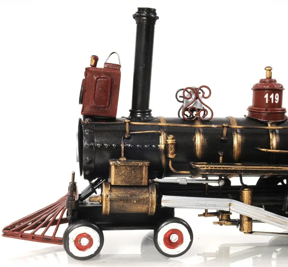 Union Pacific Railroad No. 119 Steam Locomotive Model 21″ Golden Spike Train New