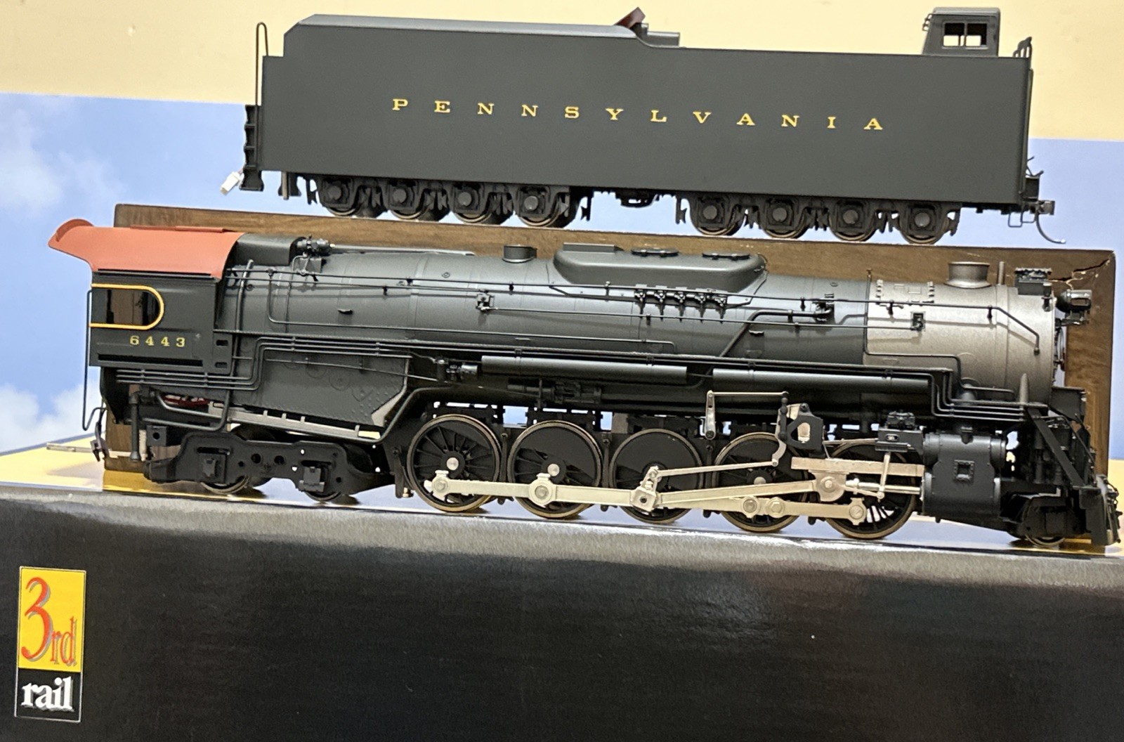 Sunset Models 3rd PRR J-1a 2-10-4 Decapod Steam Locomotive #6443 [2-RAIL] O
