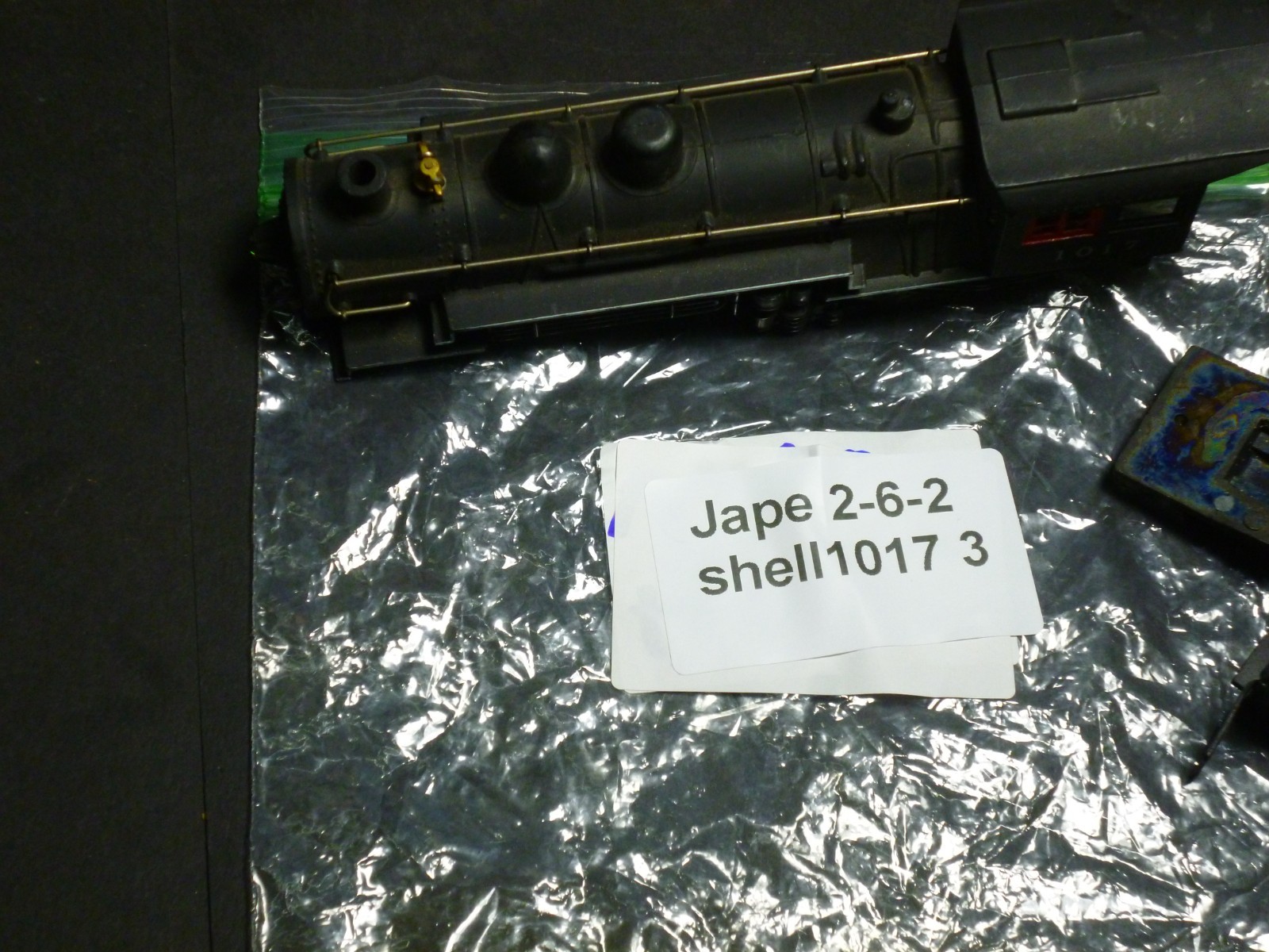 Ho Japaneese steam locomotive 0-6-2 shell 327