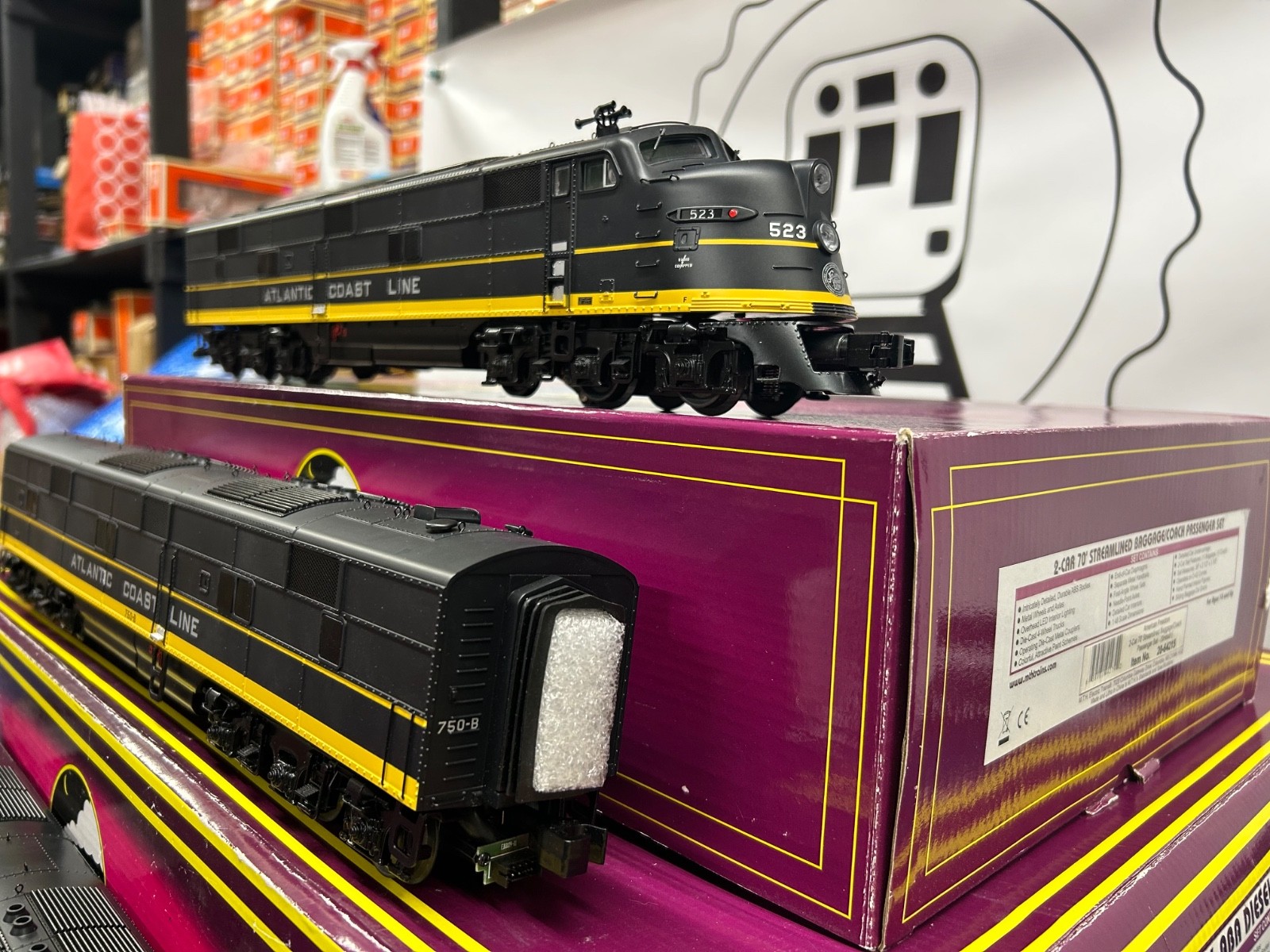 Mth Atlantic Coast Line E-6 ABA Diesel Engine Set w/ Protosound 3 20-20464-1