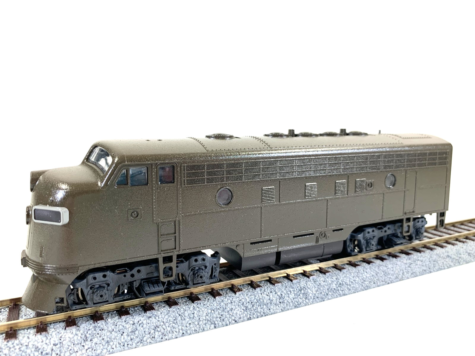 HO Stewart Hobbies F3AB Set Phase 1 Custom Painted Olive Drab