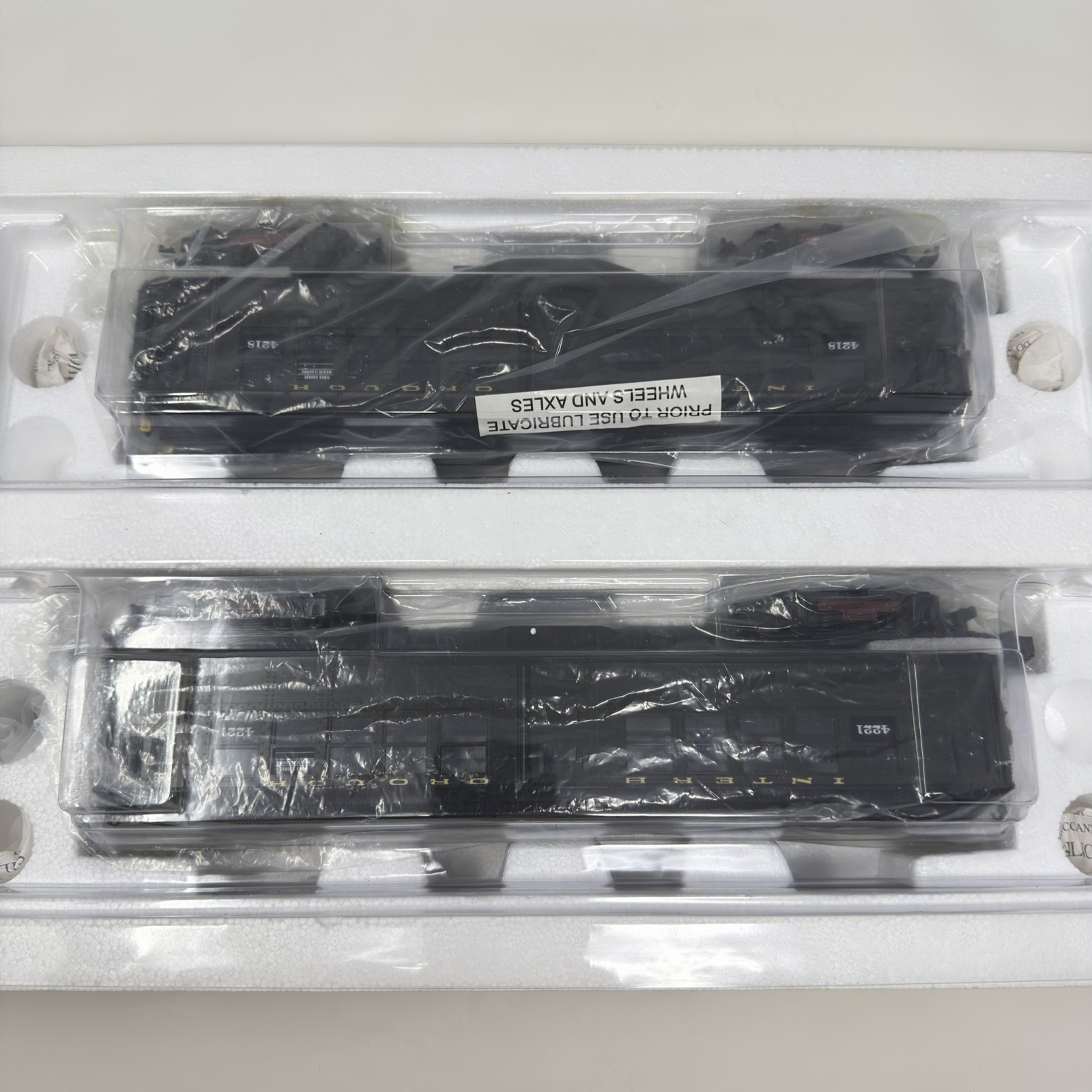 MTH Rail King Metropolitan 4-Car LO-V Subway Set Locomotive 30-2757-1