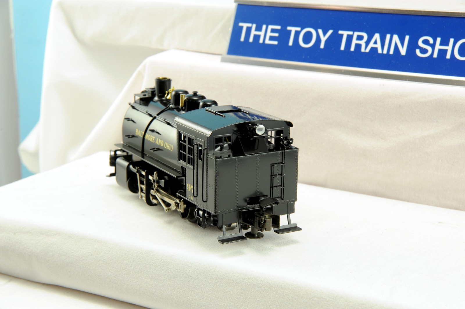 RIGHT-OF-WAY B&O BALTIMORE & OHIO 0-4-0 BRASS DOCKSIDE SWITCHER ENGINE-LNIB.