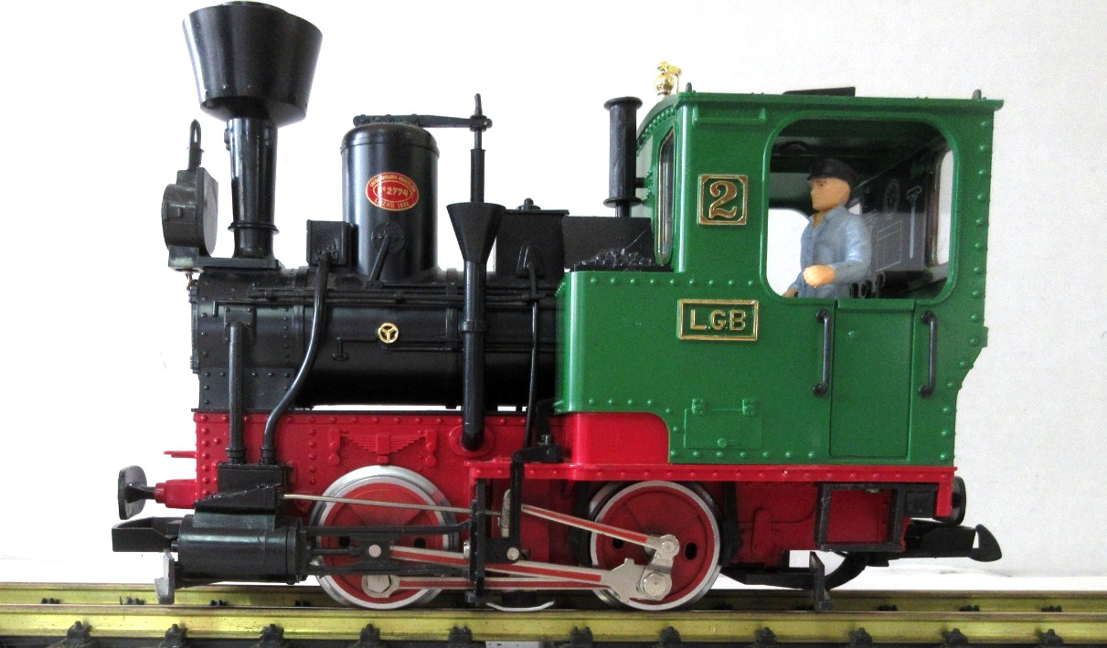 LGB 2020 STANZA 0-4-0 STEAM ENGINE w/ DRIVER ON LEFT
