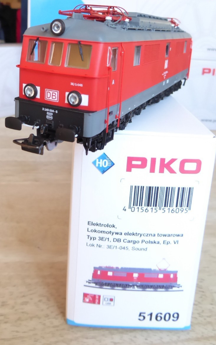 Piko 51609 H0 DCC Sound Locomotive Et 21 DB Cargo Pkp Polska Epoch 5/6 With LED