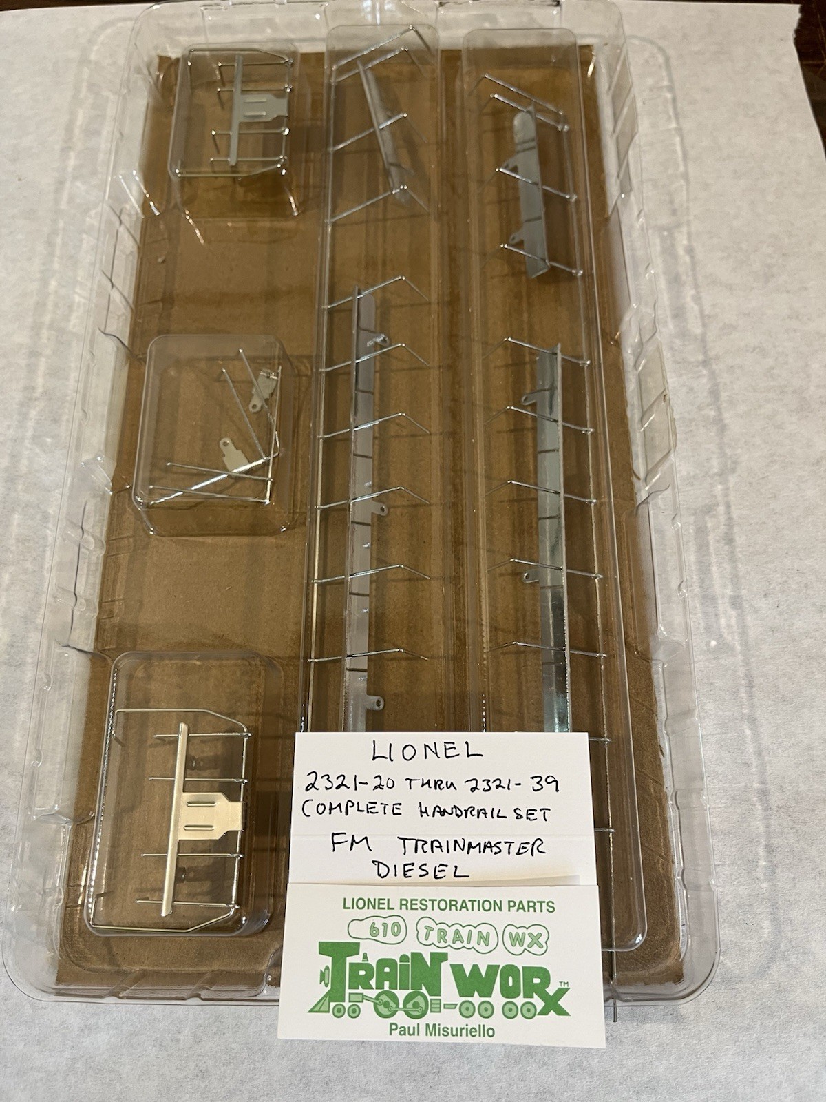 LIONEL FM – Fairbanks – Morse Diesel replacement handrails