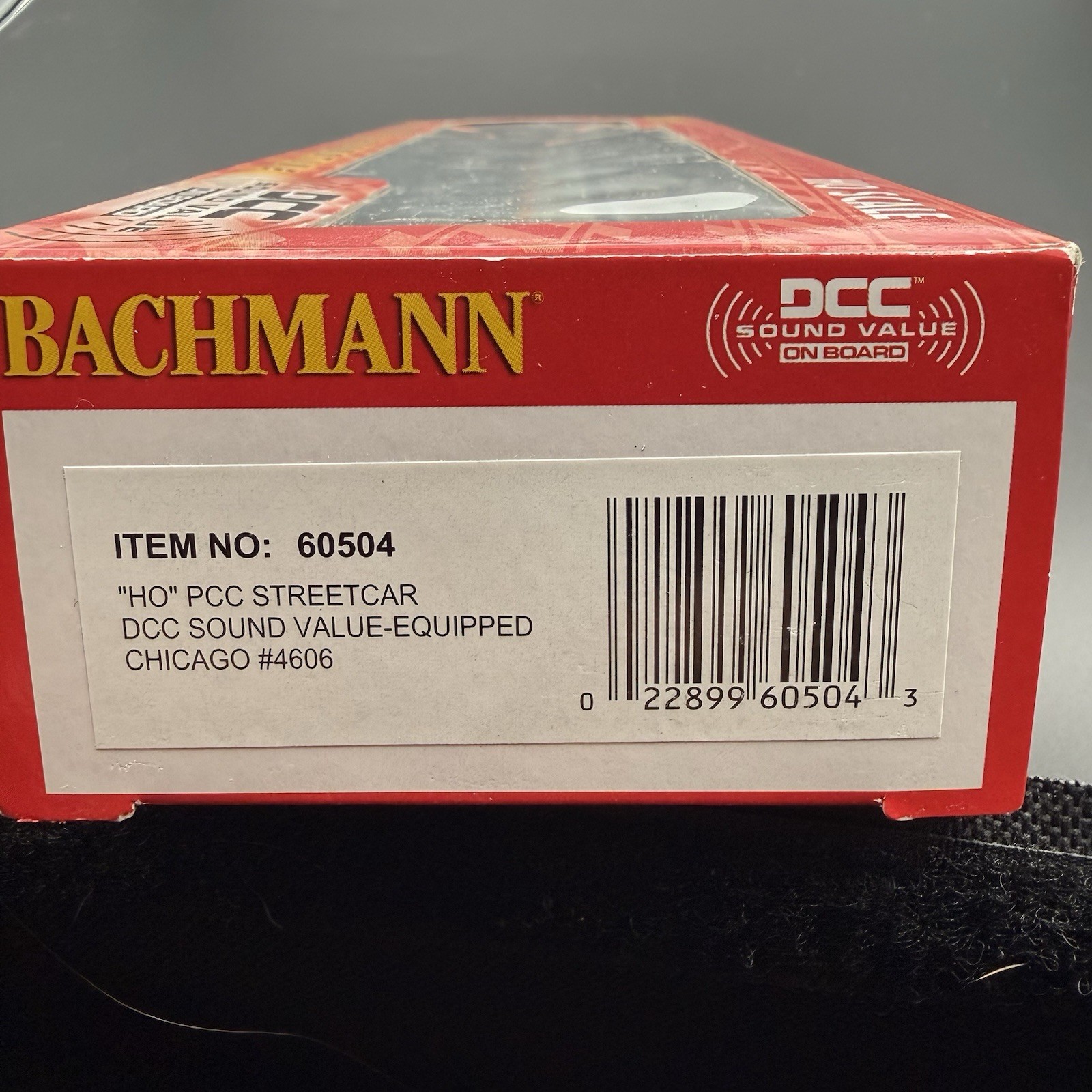 Bachmann #60504 HO Scale CHICAGO #4606 PCC Streetcar DCC Sound Value NEW IN BOX