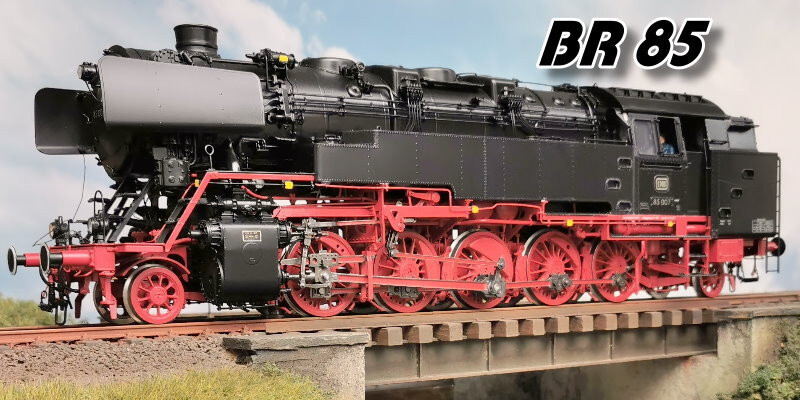Mbw Gauge 0 Steam Locomotive BR85 Metal Digital Sound 1:45 Various Variants New